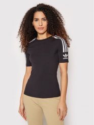 Adidas T-Shirt Tight Tee FM2592 Czarny Slim Fit. Czarne t-shirty adidas, bez wzorów, z bawełny, bez kołnierzyka, bez ramiączek. Za 69.99 zł.