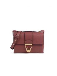 COCCINELLE Skórzana torebka w kolorze bordowym - 23 x 17 x 7 cm rozmiar: onesize. Czerwone torebki klasyczne Coccinelle, bez wzorów, z materiału, przez ramię, bez dodatków. Za 918.12 zł.