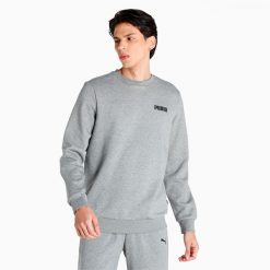 Puma Bluza Ess Fl 84746003. Czarne bluzy Puma, s, bez wzorów, bez kaptura, do biegania. Za 123.99 zł.