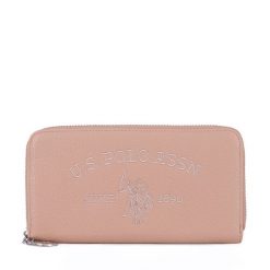 Duży Portfel Damski U.S. Polo Assn. Brązowe portfele U.S. Polo Assn., bez wzorów. Za 139.99 zł.