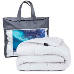 Polar Night Koc Obciążający 5-13kg, 150x200cm (bawełna) - 9 kg. Białe bluzy z polaru POLAR NIGHT, bez wzorów, z bawełny, trekkingowe. Za 369.00 zł.