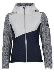 Peak Mountain Kurtka przejściowa w kolorze biało-granatowym rozmiar: L. Białe kurtki Peak Mountain, l, bez wzorów, bez kaptura. Za 312.58 zł.