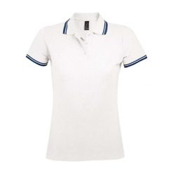 Damska Koszulka Polo Pasadena. Białe t-shirty sportowe SOL'S, s, bez wzorów, bez ramiączek. Za 90.99 zł.