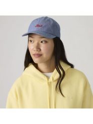 Levi's Czapka w kolorze niebieskim rozmiar: onesize. Niebieskie czapki z daszkiem Levi's, bez wzorów, z bawełny. Za 110.55 zł.