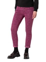 Timezone Spodnie "Nali" w kolorze fioletowym rozmiar: W26. Różowe spodnie materiałowe Timezone, z aplikacjami, z materiału, klasyczne. Za 117.99 zł.