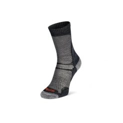 Skarpety w góry Bridgedale Hike Ultra Lt T2 Merino P Crew. Czarne skarpetki Bridgedale, bez wzorów, z elastanu. Za 84.99 zł.