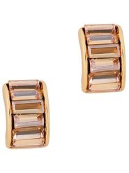 TATUUM Kolczyki-wkrętki z kamieniami ozdobnymi rozmiar: onesize. Różowe kolczyki Tatuum, szklane. Za 39.99 zł.