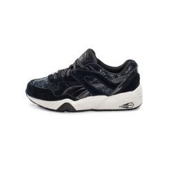 Buty PUMA R698 Element Specific Noir/Blanc. Białe buty do biegania Puma, bez wzorów, z gumy, bez zapięcia, do biegania. Za 316.95 zł.