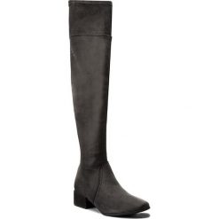 Muszkieterki TAMARIS - 1-25538-29 Anthracite 214. Szare kozaki Tamaris, z materiału. W wyprzedaży za 209.00 zł.