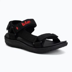 Sandały damskie Lee Cooper LCW-26-34-4423LA. Czarne sandały COOPER, bez wzorów, z tworzywa sztucznego, bez obcasa, bez zapięcia. Za 96.37 zł.
