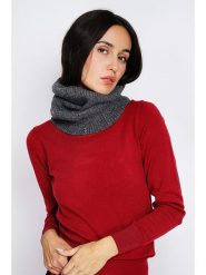 ASSUILI Szal-koło w kolorze szarym - szer. 40 cm rozmiar: onesize. Szare szaliki i kominy Assuili, bez wzorów, z materiału, klasyczne. Za 43.99 zł.