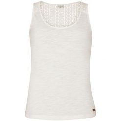 Koszulka damska PROTEST BECCLES 21 singlet. Białe t-shirty sportowe Protest, bez wzorów, bez ramiączek. W wyprzedaży za 65.00 zł.