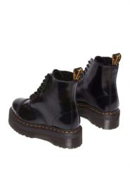 Dr. Martens Skórzane botki w kolorze czarnym rozmiar: 38. Czarne botki Dr Martens, bez wzorów, bez obcasa, bez zapięcia. Za 818.95 zł.