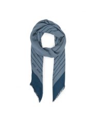 BOSS Chusta Laik 50521800 Niebieski. Niebieskie chusty Boss, bez wzorów, z materiału. Za 309.99 zł.