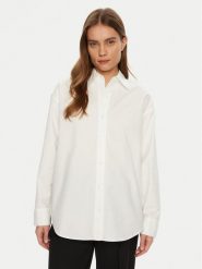 Calvin Klein Jeans Koszula J20J224858 Biały Relaxed Fit. Białe koszule Calvin Klein Jeans, l, bez wzorów, z bawełny, bez kołnierzyka, bez ramiączek. Za 239.99 zł.