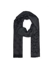 Guess Szal AW5531 VIS03 Czarny. Czarne szaliki i kominy Guess, z aplikacjami, z wiskozy. Za 234.99 zł.