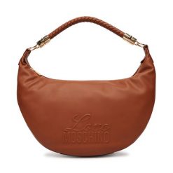 Torebka LOVE MOSCHINO. Brązowe torebki klasyczne Love Moschino, bez wzorów, klasyczne, bez dodatków. Za 939.99 zł.