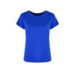 T-shirt fitness damski. Niebieskie t-shirty North Sails, s, bez wzorów, z bawełny, sportowe, bez kołnierzyka, bez ramiączek. Za 124.00 zł.