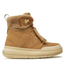 Śniegowce Merrell. Brązowe śniegowce Merrell, bez wzorów, bez zapięcia. Za 649.99 zł.