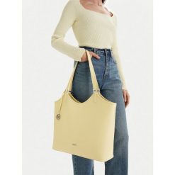 Torebka MEXX. Żółte shopper bag Mexx, bez wzorów, bez dodatków. Za 229.99 zł.