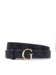 Guess Pasek BW9456 P6325 Czarny. Czarne paski Guess, z aplikacjami, ze skóry. Za 174.99 zł.