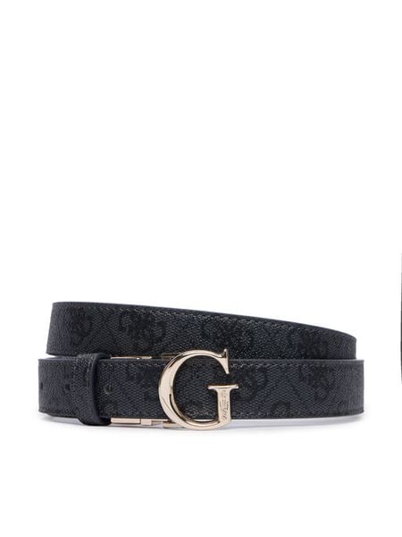Guess Pasek BW9456 P6325 Czarny. Czarne paski Guess, z aplikacjami, ze skóry. Za 174.99 zł.