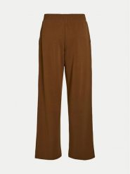 Vila Spodnie materiałowe Reflecti 14098897 Brązowy Wide Leg. Brązowe spodnie materiałowe Vila, bez wzorów, z materiału. Za 129.99 zł.