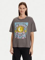 Noisy May T-Shirt Ida 27033306 Szary Loose Fit. Szare t-shirty Noisy May, s, bez wzorów, z bawełny, bez kołnierzyka, bez ramiączek. Za 59.99 zł.