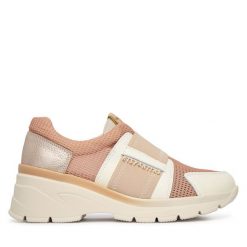 Półbuty Hispanitas. Brązowe półbuty wsuwane Hispanitas, bez wzorów, bez obcasa, na płaskiej podeszwie. Za 639.99 zł.