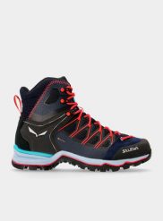 Buty damskie Salewa Mountain Trainer Lite Mid GTX. Niebieskie trekkingi Salewa, bez wzorów, z gore-texu, bez zapięcia, trekkingowe, gore-tex. Za 879.99 zł.