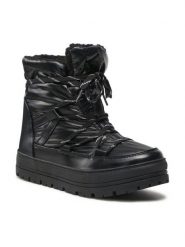 Jenny Fairy Trzewiki NS10103 Czarny. Czarne botki Jenny Fairy, bez wzorów, z materiału, bez obcasa, na płaskiej podeszwie, bez zapięcia. Za 139.99 zł.