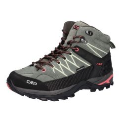 Buty trekkingowe damskie CMP RIGEL MID skóra wysokie wygodne wodoodporne. Brązowe buty trekkingowe CMP, bez wzorów, ze skóry, bez zapięcia. Za 499.99 zł.