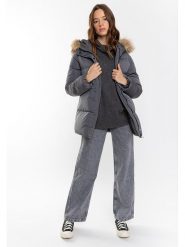 Northwood Kurtka zimowa "Janet" w kolorze szarym rozmiar: L. Szare kurtki Northwood, na zimę, l, bez wzorów, z puchu, bez kaptura. Za 269.95 zł.