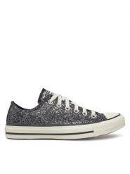 Converse Trampki Chuck Taylor All Star Glitter A11138C 001 Czarny. Czarne trampki Converse, bez wzorów, z materiału, retro, bez zapięcia. Za 229.99 zł.