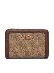 Guess Portfel Lindsey Slg SWSG97 49156 Brązowy. Brązowe portfele Guess, z aplikacjami, ze skóry. Za 264.99 zł.