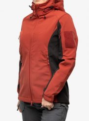 Kurtka softshell damska Helikon-Tex Gunfighter Woman's Jacket. Czerwone kurtki przejściowe sportowe HELIKON-TEX, s, bez wzorów, z materiału, bez kaptura, trekkingowe. Za 395.99 zł.