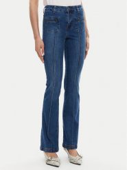 Silvian Heach Jeansy GPP25275JE Granatowy Regular Fit. Niebieskie jeansy Silvian Heach, bez wzorów, z bawełny. Za 259.99 zł.