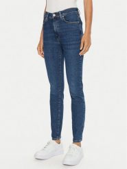 Hugo Jeansy Malu_B 50515814 Niebieski Skinny Fit. Niebieskie jeansy Hugo, bez wzorów, z bawełny. Za 479.99 zł.