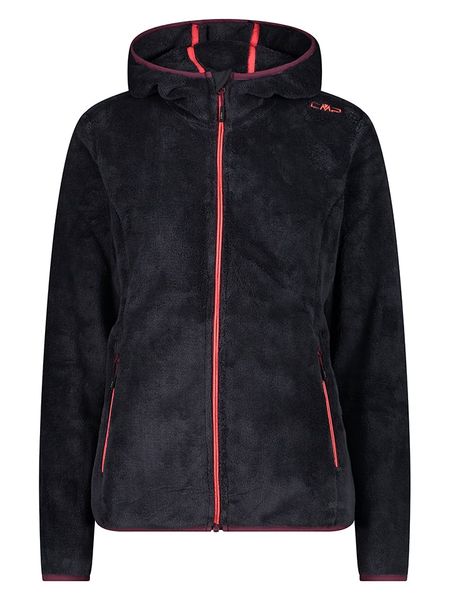 CMP Kurtka polarowa w kolorze czarnym rozmiar: 46. Czarne kurtki CMP, s, bez wzorów, z materiału, bez kaptura. Za 122.38 zł.