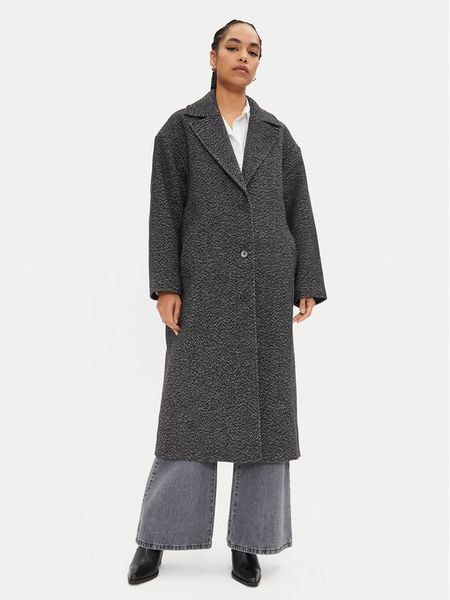 Calvin Klein Jeans Płaszcz wełniany J20J224618 Szary Relaxed Fit. Szare płaszcze Calvin Klein Jeans, na zimę, l, bez wzorów, z jeansu, bez kaptura. Za 1,119.00 zł.