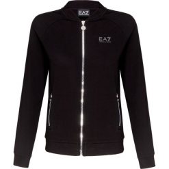 Bluza EA7 EMPORIO ARMANI. Czarne bluzy EA7 Emporio Armani, bez wzorów, z tkaniny, bez ramiączek, bez kaptura. W wyprzedaży za 390.00 zł.