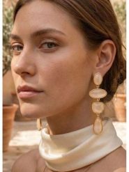 Atelier MIU Pozłacane kolczyki rozmiar: onesize. Brązowe kolczyki atelier MIU, pozłacane. Za 39.99 zł.