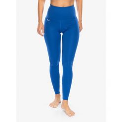 Legginsy treningowe damskie Under Armour UA Motion Ultra High-Rise. Niebieskie legginsy Under Armour, bez wzorów, sportowe. Za 171.99 zł.