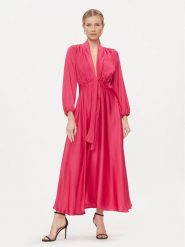 Dixie Sukienka koktajlowa AIFIULTA Różowy Regular Fit. Czerwone sukienki Dixie, s, bez wzorów, z wiskozy, wizytowe, bez kołnierzyka, bez ramiączek. Za 529.99 zł.