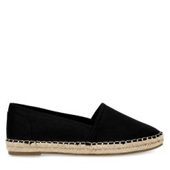 Espadryle Jenny Fairy. Czarne espadryle Jenny Fairy, bez wzorów, bez obcasa. Za 79.99 zł.