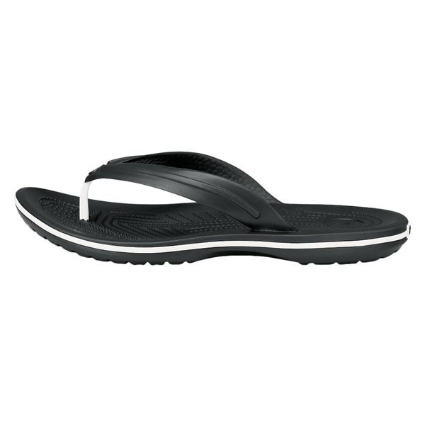 Japonki Crocs Crocband Flip, Dla obu płci. Czarne japonki Crocs, bez wzorów, z materiału, sportowe. Za 212.00 zł.
