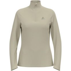 Bluza damska Odlo ESSENTIAL 1/2 ZIP Mid layer. Zielone bluzy ODLO, bez wzorów, sportowe, bez ramiączek, bez kaptura. W wyprzedaży za 251.99 zł.