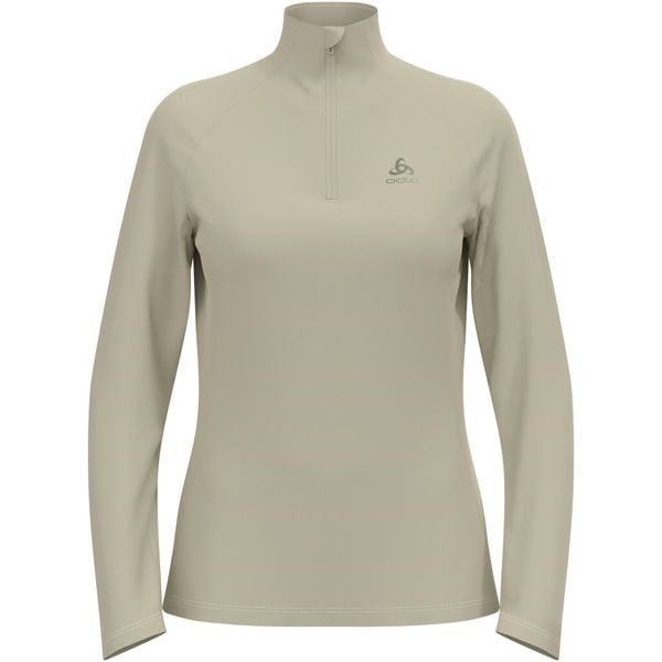 Bluza damska Odlo ESSENTIAL 1/2 ZIP Mid layer. Zielone bluzy ODLO, bez wzorów, bez kaptura, do biegania. Za 279.99 zł.