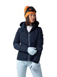 Kurtka Narciarska Rossignol damska W Staci pearly JKT granatowa. Niebieskie kurtki narciarskie Rossignol, xl, z aplikacjami, bez kaptura, narciarskie. Za 959.99 zł.