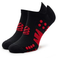 Skarpety Niskie Unisex Compressport. Czarne skarpetki Compressport, bez wzorów. Za 59.99 zł.